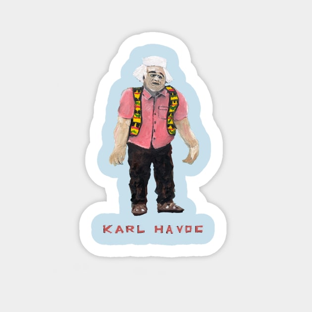 Karl Havoc All Alone Sticker by EBDrawls